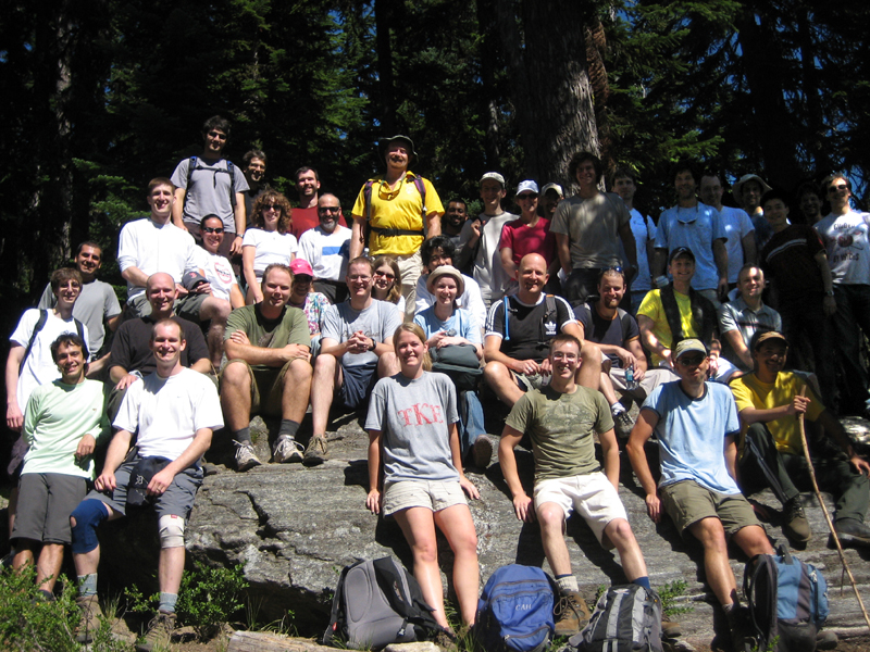 group hike